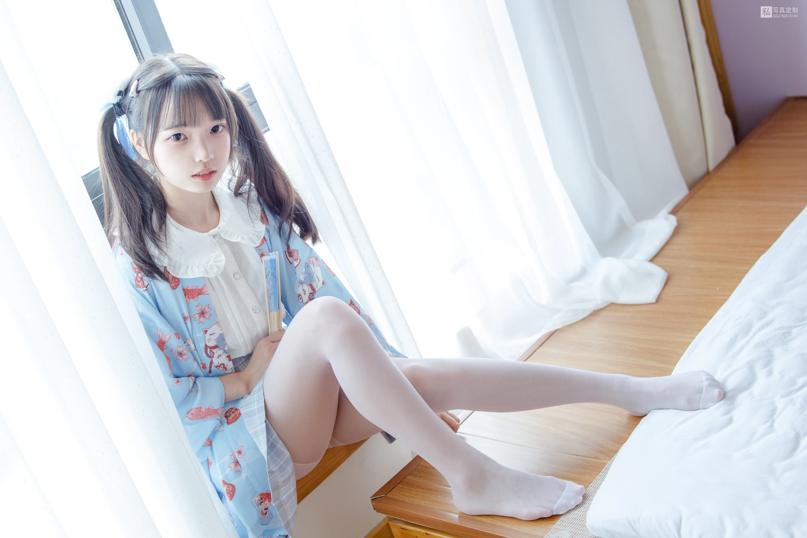 森萝财团 JKFUN-027 花里胡哨的民宿 5D白丝 默陌 [65P 1V]插图4
